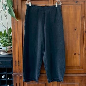 Cut Loose black lantern trousers pants with pockets